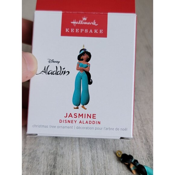Hallmark Jasmine‎ Aladdin princess miniature ornament Xmas Disney - Picture 5 of 5